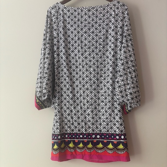 Trina Turk Mandalay Tunic Swim Cover-Up Geometric Pattern Stretch Women’s XL - Picture 4 of 7